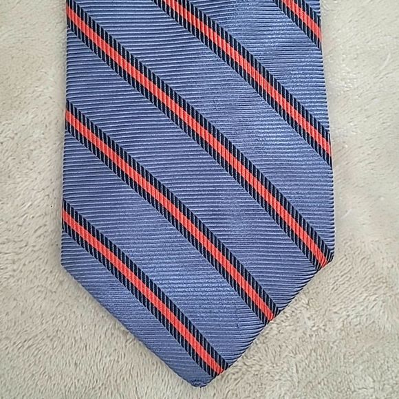 Vintage Brooks Brothers Makers All Silk Men's Repp Regimental Stripe Necktie - Picture 12 of 16
